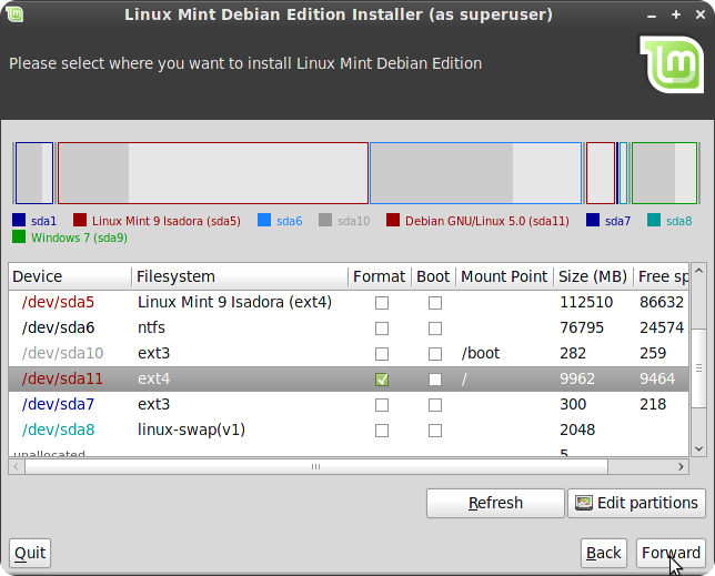 Тестирование установки. LMDE 5. LMDE 5 установка. Linux Mint Debian Edition 5 “Elsie”.